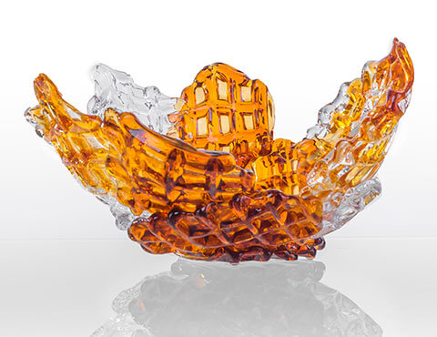 Amber glass Waffles